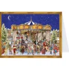 Adventskalender-Karte "Weihnachtskarussell"