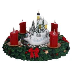 Adventskranz Winterdorf, Spieldose