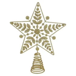 Baumspitze Funkelnder Stern, gold