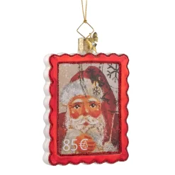 Briefmarke mit Weihnachtsmann