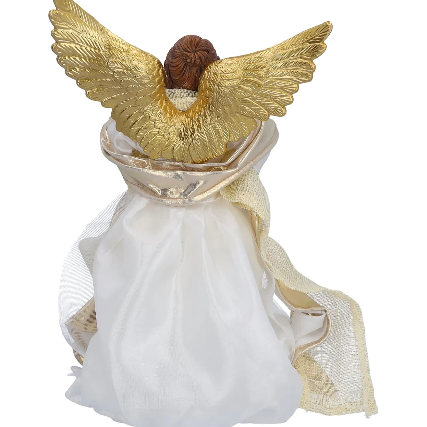 Engel, beige/goldfarben, Standfigur