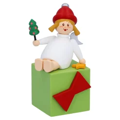 Engel mit Geschenkpäckchen 
