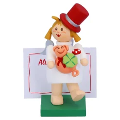 Engel mit Glücksbringern "Viel Glück"