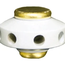 Flügelnabe aus Holz für Pyramiden, lackiert, weiß