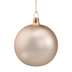 Glaskugel cremefarben, 8cm