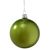 Glaskugel Opal grün, 8 cm