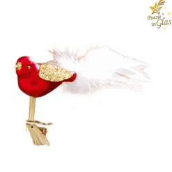Glasvogel, rot