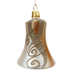 Glocke gold mit Verzierung