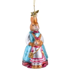 Hasenmutter mit Mädchen