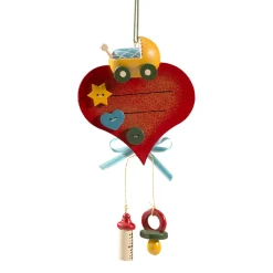 Herz mit Kinderwagen (Baby's first Christmas)