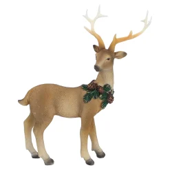 Hirsch mit Blätterkranz