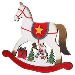 Holzaufsteller Schaukelpferd