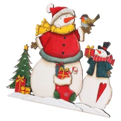 Holzaufsteller "Schneefreunde"