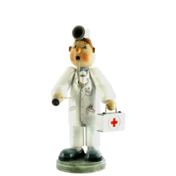 Holzknoddl "Arzt", Räuchermännchen