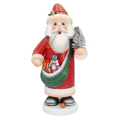 Holzknoddl "Nostalgischer Weihnachtsmann", Räuchermännchen