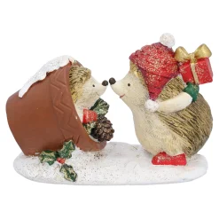 Igelpaar im Blumentopf