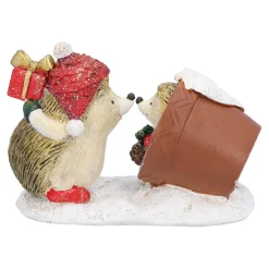 Igelpaar im Blumentopf