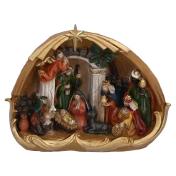 Krippenszene "Anbetung der Könige"