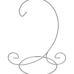 Kugelständer gedreht, silberfarben