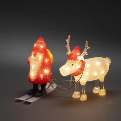 LED Acryl Santa & Rentier