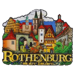 Magnet "3D Rothenburg"
