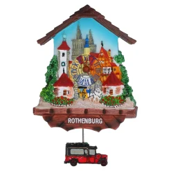 Magnet Kuckucksuhr "Rothenburg"