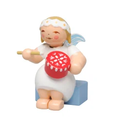 Margeritenengel mit Spandose, sitzend