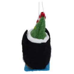 Pinguine auf Schlitten aus Filz