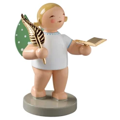 Poet, Engel mit Buch und Feder, Goldedition No6