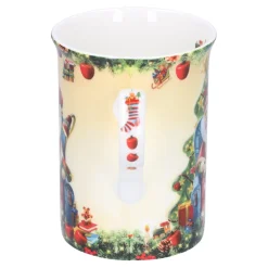 Porzellan-Tasse "Weihnachtsmann im Sessel"