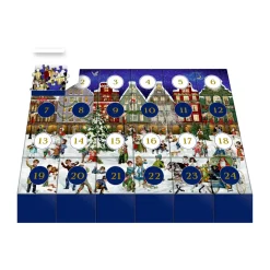 Puzzle-Adventskalender "Winterabend in der Stadt"