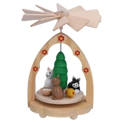 Pyramide "Katzen-Trio", Wärmespiel