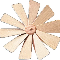 Pyramiden-Flügelrad aus Holz, d 80 mm