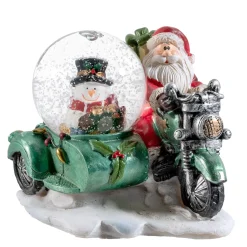 Schneekugel "Motorradfahrt"