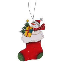 Schneemann im Strumpf