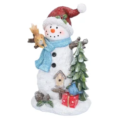 Schneemann mit Eichhörnchen, LED