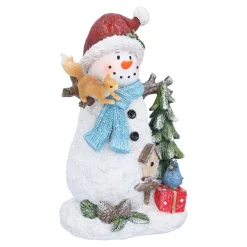 Schneemann mit Eichhörnchen, LED