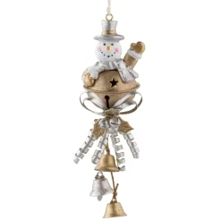 Schneemann mit Glöckchen