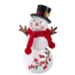 Schneemann mit Zylinder