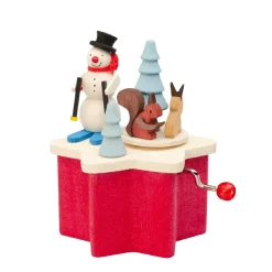 Schneemann, Spieldose