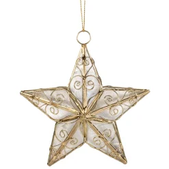 Stern mit Ornamenten, 11cm