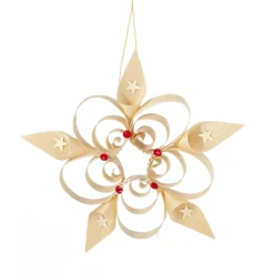 Stern mit roten Steinen