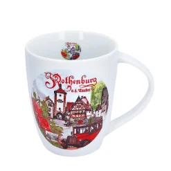 Tasse "Rothenburg Rosen"