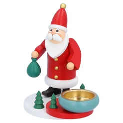 Teelichthalter "Weihnachtsmanns Waldweihnacht"