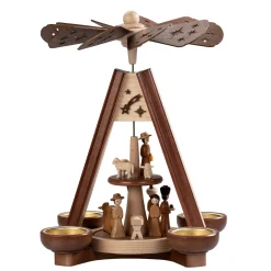 Teelicht-Pyramide "Heilige Familie"