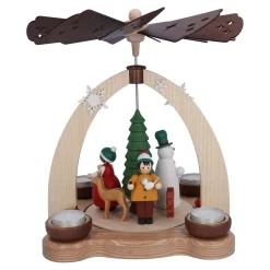 Teelicht-Pyramide "Waldweihnacht"