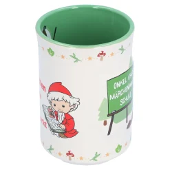 Unser Sandmännchen in Onkel Uhus Märchenwaldschule Weihnachtsmarkttasse