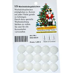 Wachsklebeplättchen