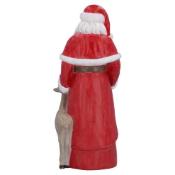 Weihnachtsmann mit Rehkitz