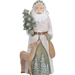 Weihnachtsmann mit Rehkitz